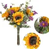 MCBOSON - Bouquet de tournesols artificiels