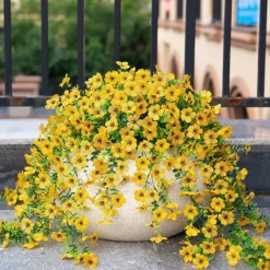 MCBOSON - Fleurs plastiques artificielles pour phalaenopsis 2 pièces