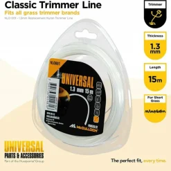 MCCULLOCH - Fil de coupe-herbe en nylon 1.3mm x 15m nlo001