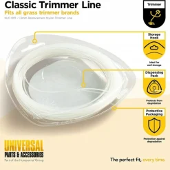 MCCULLOCH - Fil de coupe-herbe en nylon 1.3mm x 15m nlo001