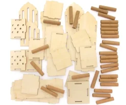 MES COURSES EN VRAC - Kit à construire : 2 hôtels à insectes en bois