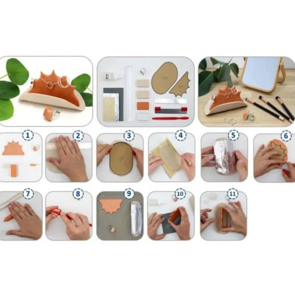 MES COURSES EN VRAC - Kit de modelage boîte à bijoux à cuire au four