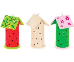 MES COURSES EN VRAC - Kit de 2 maisonnettes pour coccinelles en bois à personnaliser