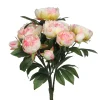 MICA - Bouquet pivoines mila, rose clair 55 cm