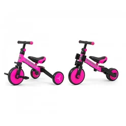 MILLY MALLY - Ride on - vélo 3en1 optimus rose