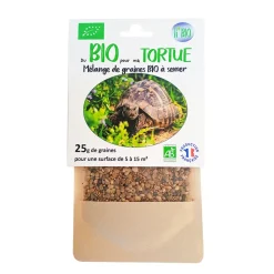 Mélange de graines bio à semer, pour tortue - 25g