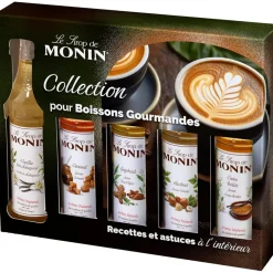 MONIN - Coffret Café Gourmand : 5 sirops assortis (5cl)