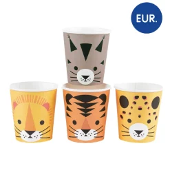 MY LITTLE DAY - 8 Gobelets Mini Félins 22 cl