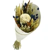 NATURALYS - Bouquet de fleurs séchées grand format nature bleu 50 cm