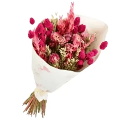 NATURALYS - Bouquet de fleurs séchées trendy pink 50 cm