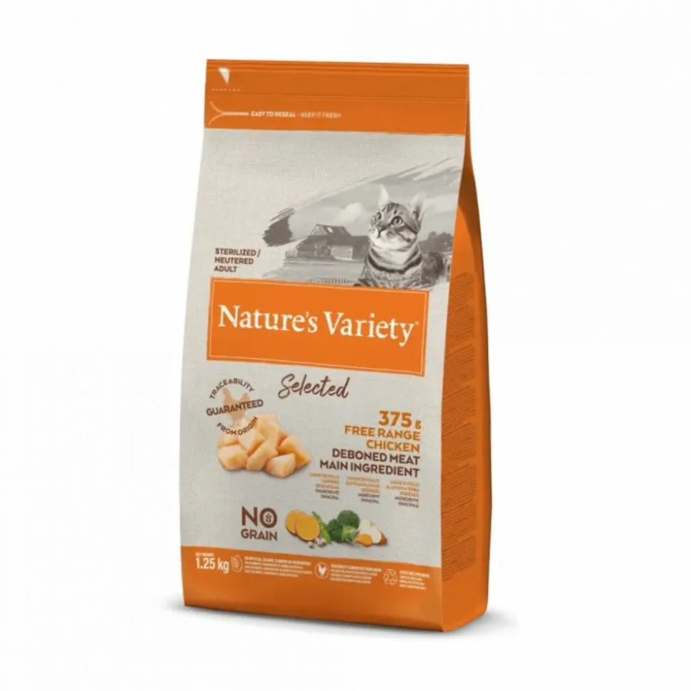 NATURE'S VARIETY - Croquette chat - selected sterilized - poulet - nature's variety 3 kg