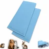 NEO SOLVO - Lot de 2 - tapis pour cochon d'inde et lapin en polaire 120 x 60 cm - polaire absorbant, lavable en machine, economique