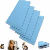 NEO SOLVO - Lot de 4 - tapis pour cochon d'inde et lapin en polaire 120 x 60 cm - polaire absorbant, lavable en machine, economique