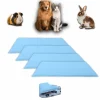 NEO SOLVO - Lot de 4 - tapis pour cochon d'inde et lapin en polaire 60 x 50 cm - polaire absorbant, lavable en machine, economique