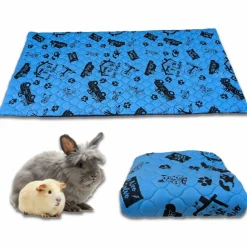 NEO SOLVO - Tapis qui remplace la litière pour cochon d'inde et lapin - absorbant, imperméable, passe en machine - 140 x 70 cm