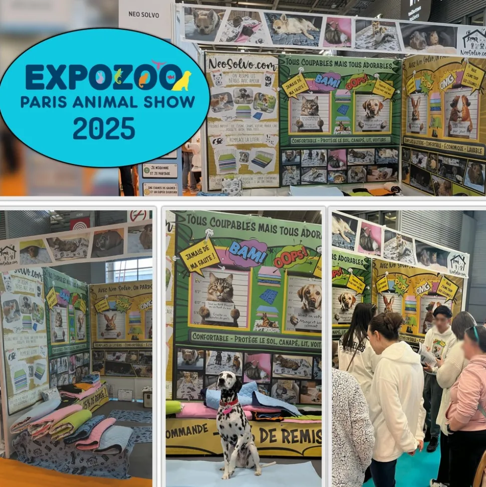 NEO SOLVO - Tapis qui remplace la litière pour cochon d'inde et lapin - absorbant, imperméable, passe en machine - 140 x 70 cm