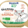 NESTOR BIO - Pâtées sans céréales bio au saumon pour chat 100g