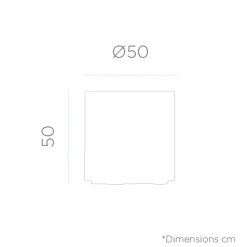 NEWGARDEN - Pot de fleurs hortensia 50 ø50x50cm - couleur terracota