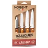Nogent 3 etoiles coffret de 3 couteaux et un éplucheur cerisier des bois - 00096v