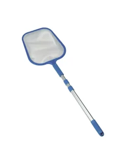 NOTRE SELECTION - Épuisette de surface pour piscine avec perche extensible 135,5x2,8cm 81025