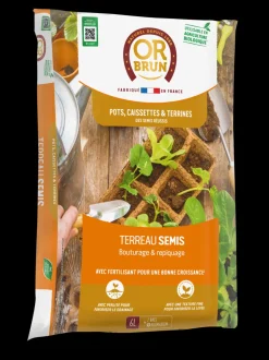 OR BRUN - Obrtsem6u -terreau semis- 6l -améliore le drainage