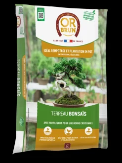 OR BRUN - Or brun obrtbon6u - terreau bonsaïs - 6l - meilleur enracinement