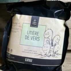 ORGANIC WORMS - Litière de vers 1kg - accélérateur de compost