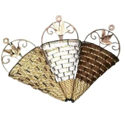 Panier à fleurs mural avec crochet