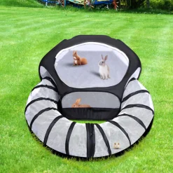 Parc pliable pour animaux de compagnie mcboson tente de jeu pour petits animaux