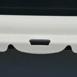 PARIS PRIX - Bac à litière pour chat "bicolore" 46cm gris & ivoire