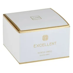 PARIS PRIX - Bougie parfumée en verre "excellent" 13cm golden honey