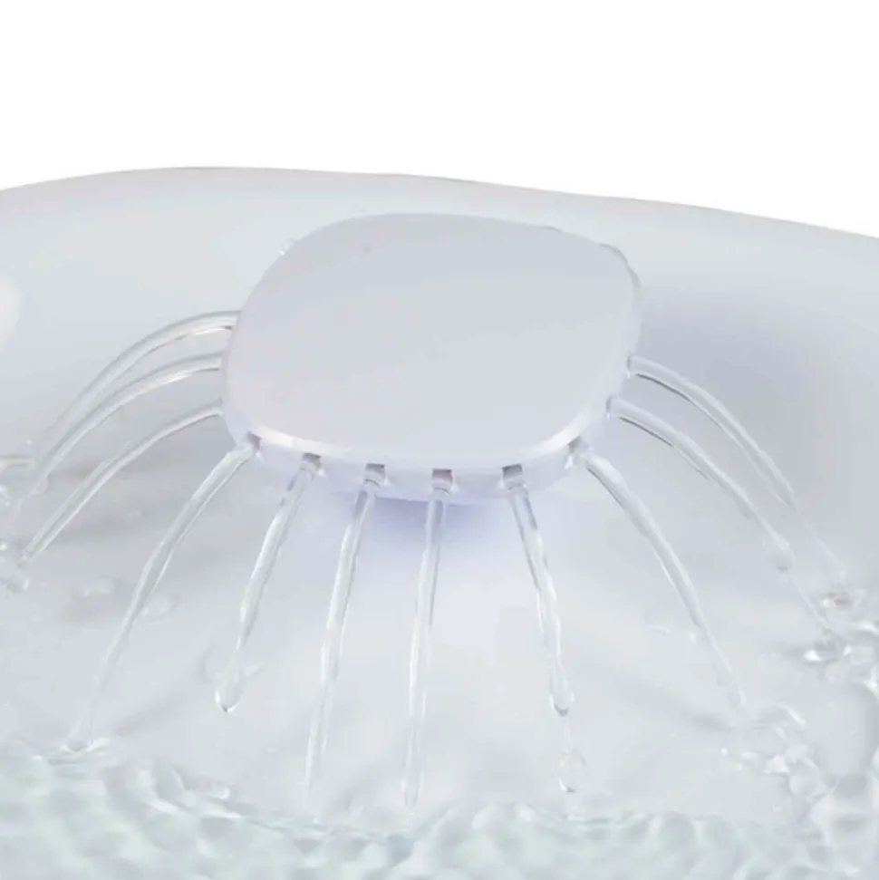 PARIS PRIX - Fontaine à eau pour animaux "expert" 3l blanc