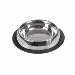 PARIS PRIX - Gamelle pour chien & chat "antidérapante" 24cm argent