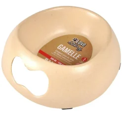 PARIS PRIX - Gamelle pour chien & chat "bambou" 22cm naturel