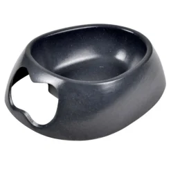 PARIS PRIX - Gamelle pour chien & chat "bambou" 16cm anthracite