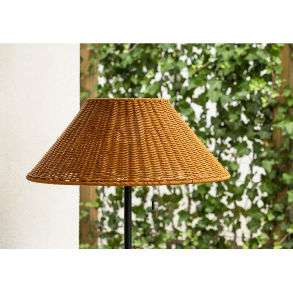 PARIS PRIX - Lampadaire d'extérieur "mabis" 150cm marron