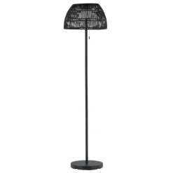 PARIS PRIX - Lampadaire d'extérieur design "mabis" 150cm noir