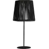 PARIS PRIX - Lampe à poser extérieur solaire "carmine" 40cm noir