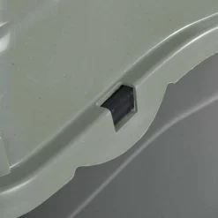 PARIS PRIX - Litière pour chat "toilette" 57cm vert & anthracite