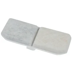 PARIS PRIX - Lot de 3 filtres fontaine à eau "animaux" 11cm blanc