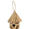 PARIS PRIX - Nichoir pour oiseaux "bois flotté" 23cm naturel