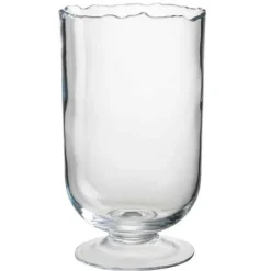 PARIS PRIX - Photophore design "severine" 33cm transparent