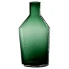 PARIS PRIX - Vase bouteille en verre "sigma" 28cm vert