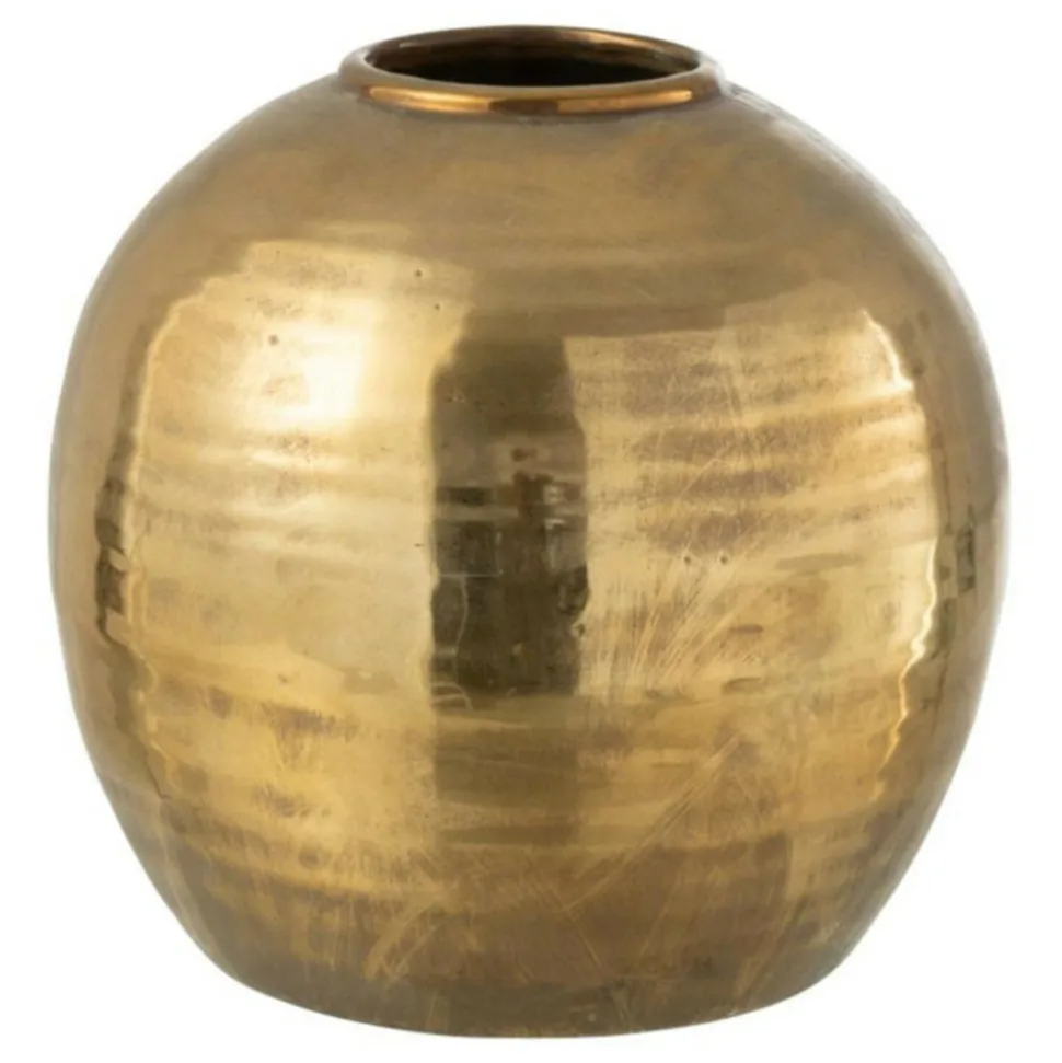 PARIS PRIX - Vase design en argile "arya" 28cm or