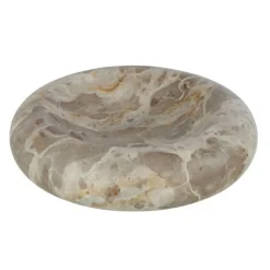 PARIS PRIX - Vide-poche en marbre "bali" 29cm beige