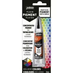 PÉBÉO - Colorant pigmenté pour résine - orange - 20 ml