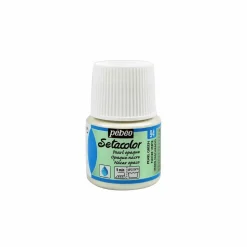 PÉBÉO - Peinture textile setacolor opaque effet nacré - vert - 45 ml
