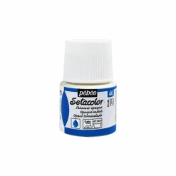 PÉBÉO - Peinture textile setacolor opaque effet métallique - perlé - 45 ml