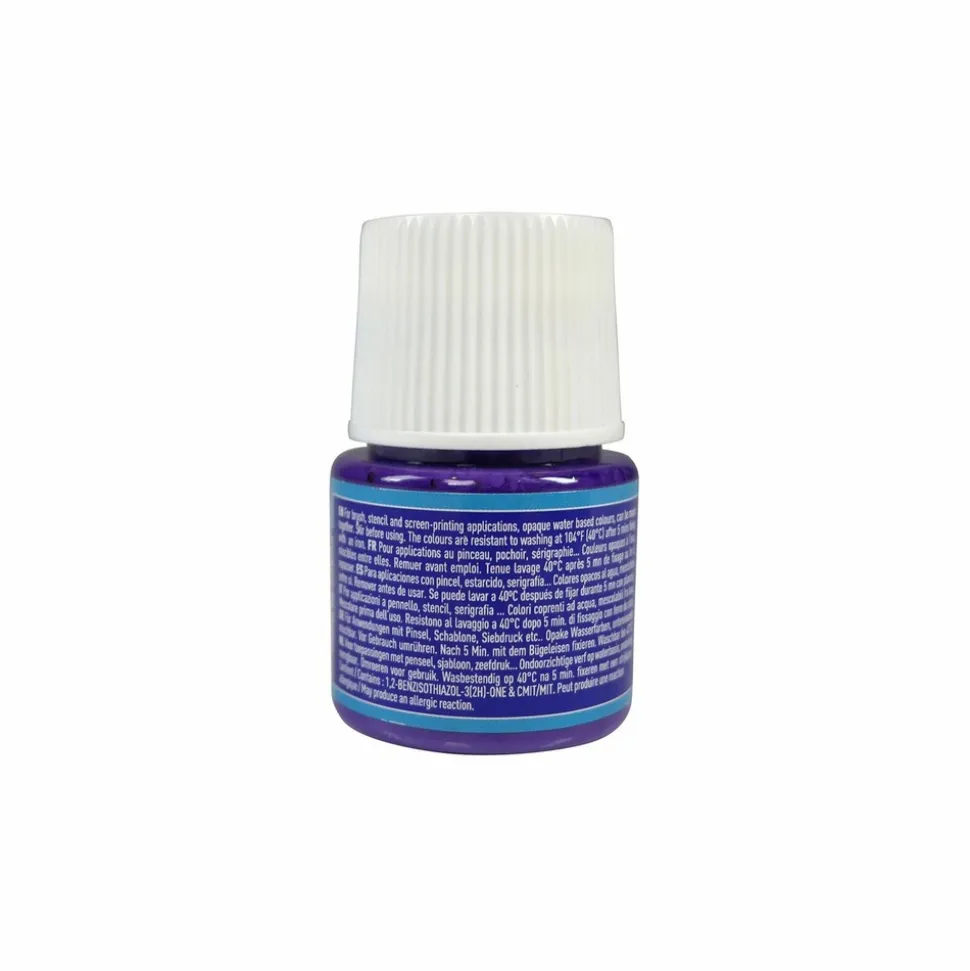 PÉBÉO - Peinture textile setacolor opaque - violet - 45 ml