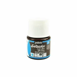 PÉBÉO - Peinture textile setacolor opaque effet daim - marron - 45 ml